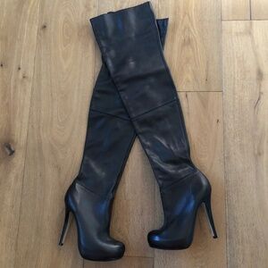 TOPSHOP Barley Over the Knee Thigh High Boots sz 8.5